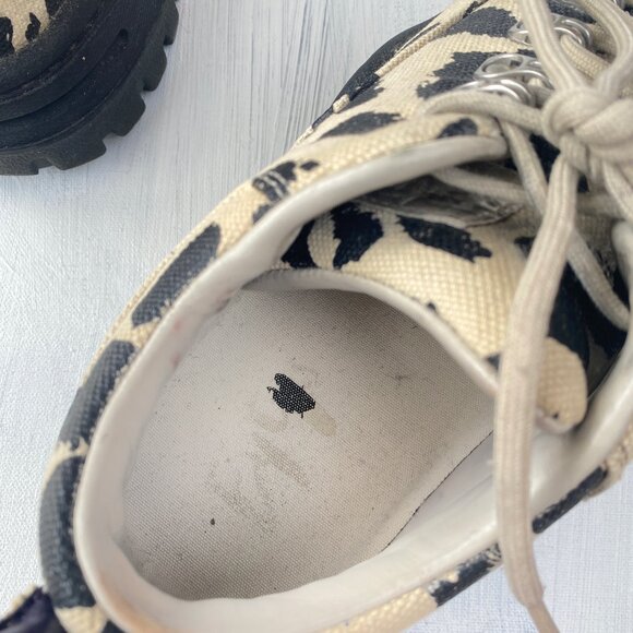 Eytys Angel Leopard/Serengeti Print Lug Sole Sneaker - Picture 8 of 12